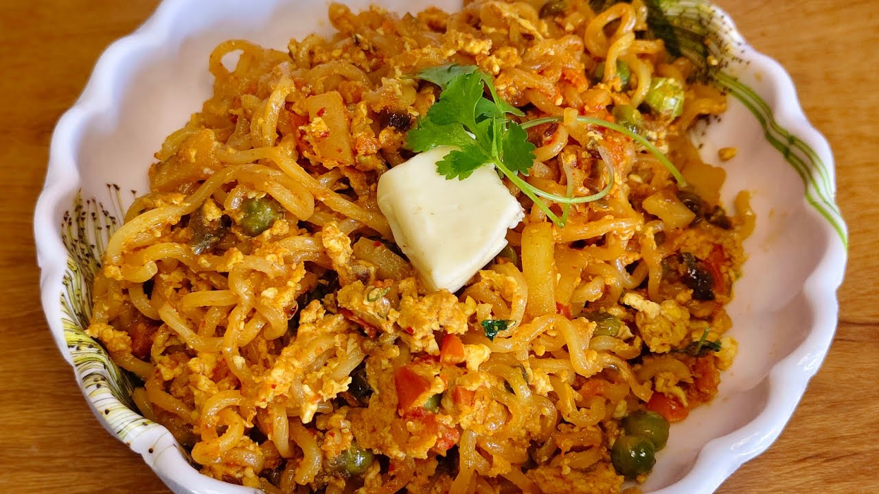 Egg maggi || Anda maggi noodles || Egg maggi  making in just 5 minutes ||#maggi #noodlesrecipe #food