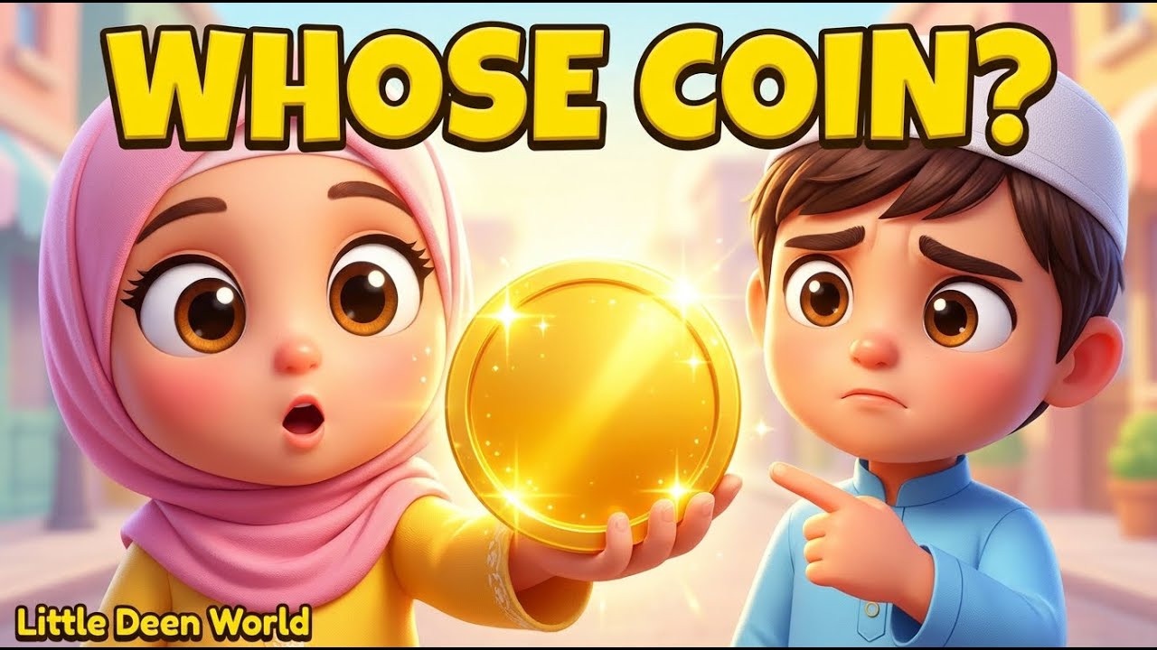 The Lost Coin | Honesty Moral Story | Islamic Moral Story for Kids | Little Deen World