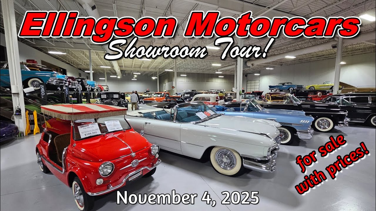 КЛАССИЧЕСКИЕ АВТОМОБИЛИ НА ПРОДАЖУ!!! Ellingson Motorcars Lot Walk 11 4 2025 - классические автом...