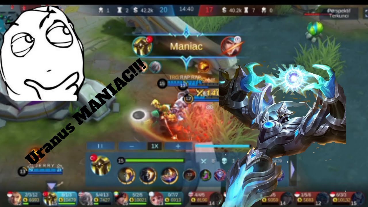 Uranus Ngamukk!!! || Auto MANIAC 🔥 || Gameplay The Real Epic Comeback 🔥