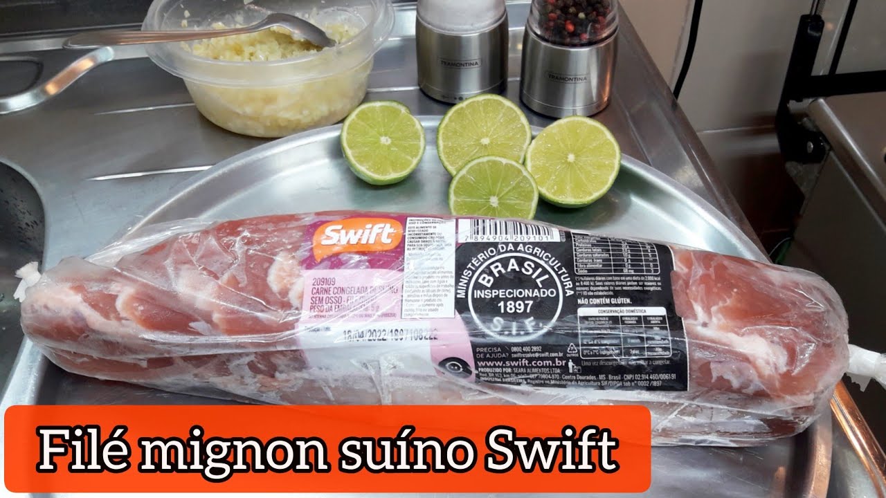 FILÉ MIGNON SUÍNO SWIFT (AO FORNO) | FÁCIL E DELICIOSO