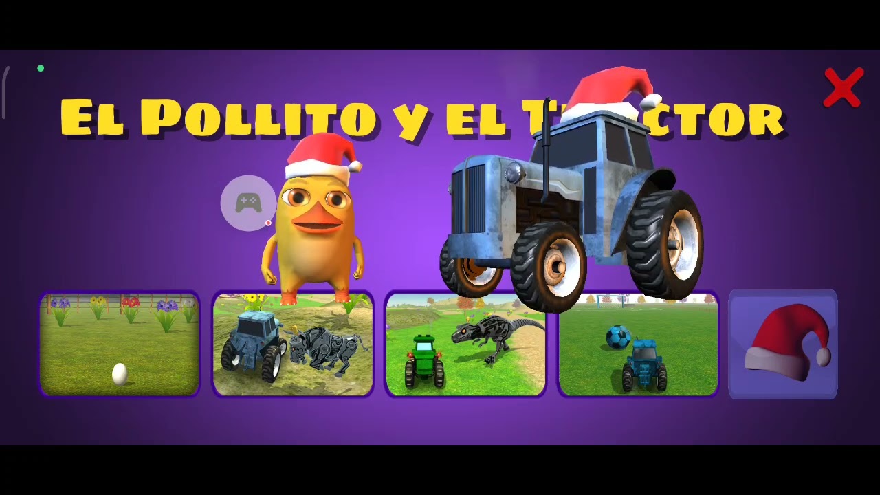 el pollito y el tractor la granja de zenón 3D @DJZZAKXD  @LaGranjaDeZenon