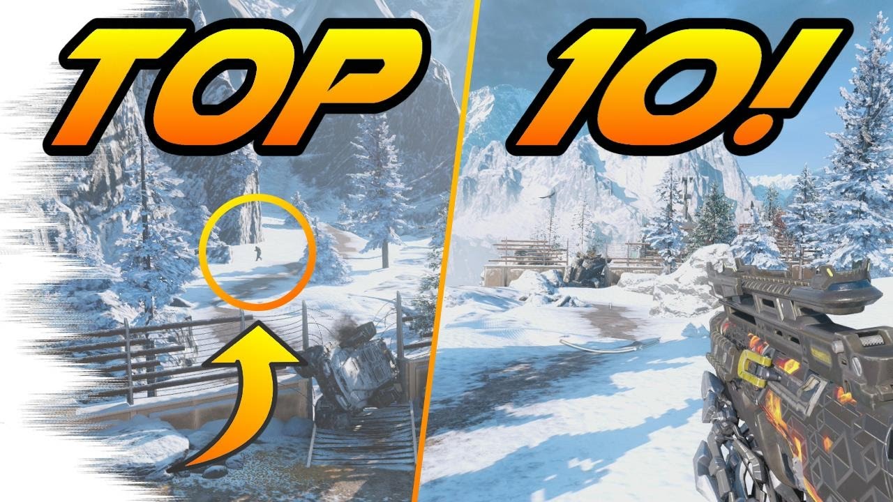 MY TOP 10 Favorite WORKING GLITCHES In BO3 - Out of Maps and Secret Rooms (BO3 Glitches)