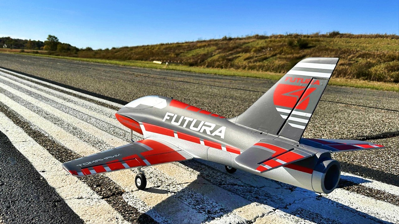 МОЩНЫЙ РУЛЕВОЙ РЕАКТИВНЫЙ САМОЛЕТ СО СКОРОСТЬЮ 100 МИЛЬ В ЧАС!!! - FMS Futura 64 мм EDF Jet