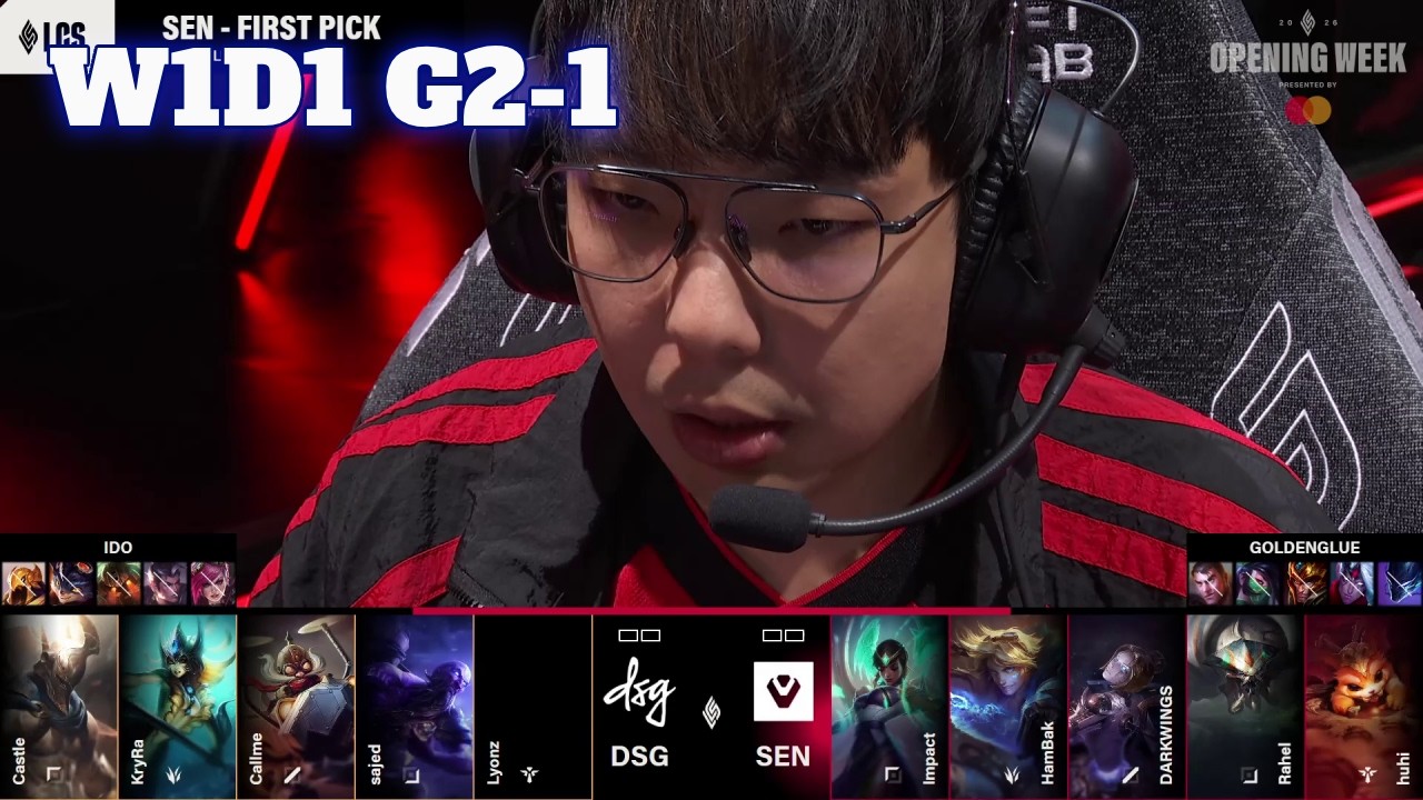 DSG vs SEN - Game 1 | Week 1 Day 1 S16 LCS Spring 2026 | Disguised vs Sentinels G1 W1D1 Full Game