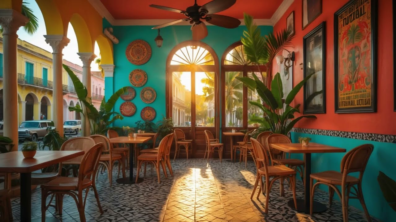 ⭐️ Havana Café Lounge ☀️🌴 | Reggaeton & Blues Chill Music | Study, Work, Relax