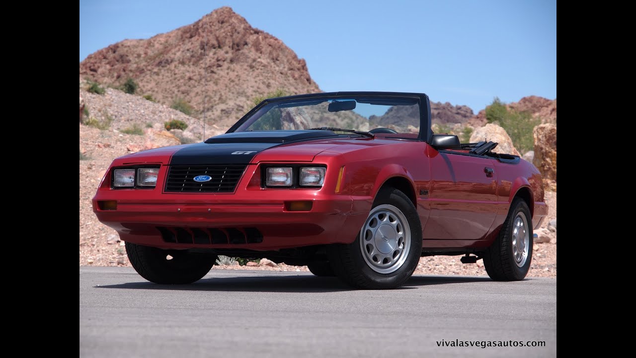 1983 convertible mustang fox body 5.0L manual transmission GT