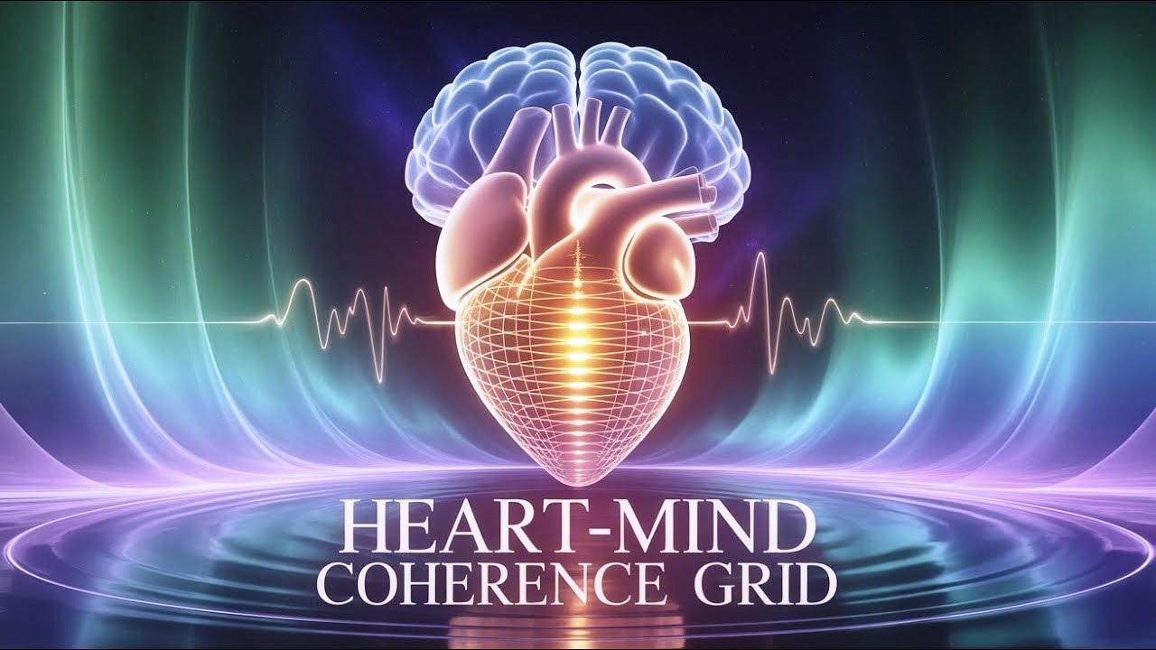 Heart–Mind Coherence Grid  0 1 Hz Breath Resonance & 8 Hz Alpha Theta Bridge