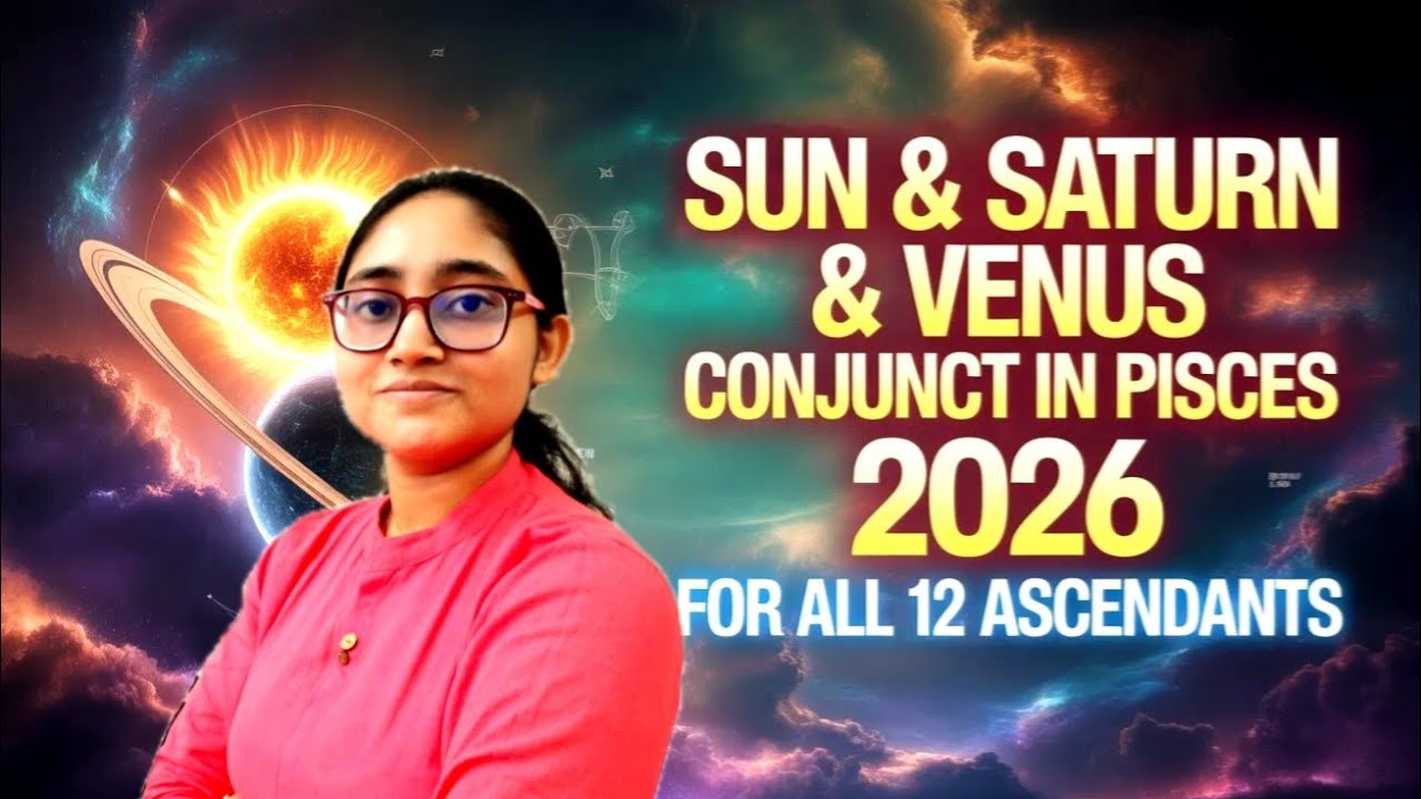 VISH YOGA, FOR ALL | SUN Transit in Pisces 2026 Conjunct SATURN & VENUS | 15th Mar - 14th APR 2026