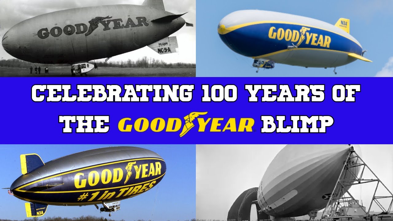 Празднование 100-летия дирижабля Goodyear