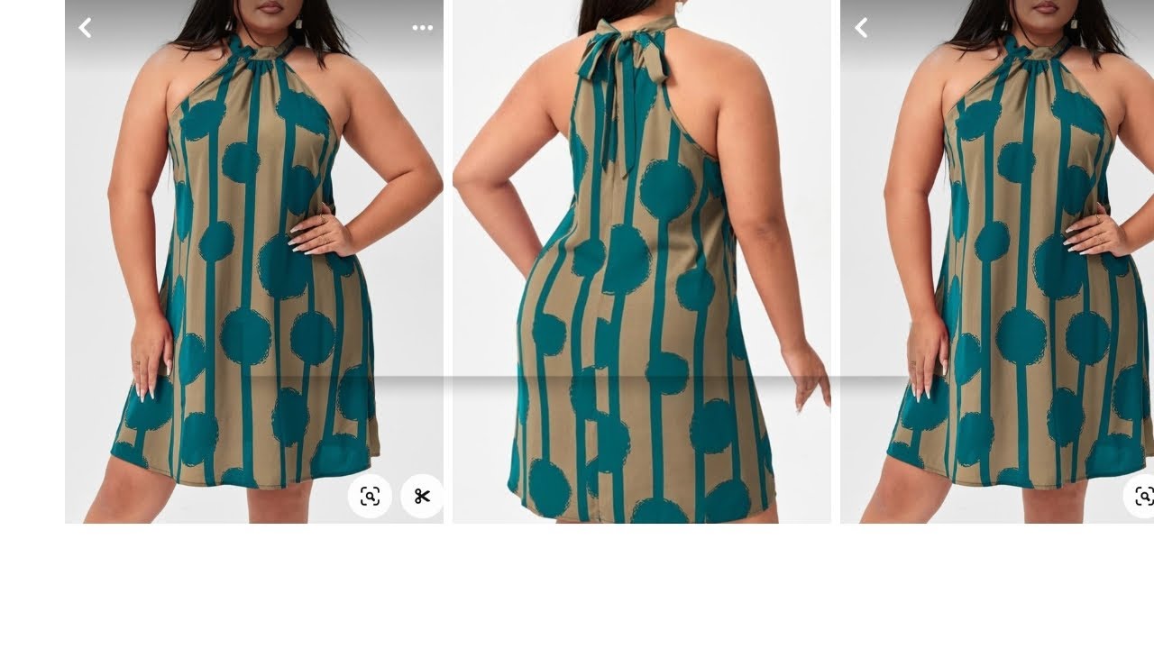 how to make an halter neck dress| FREEHAND CUTTING ✂️