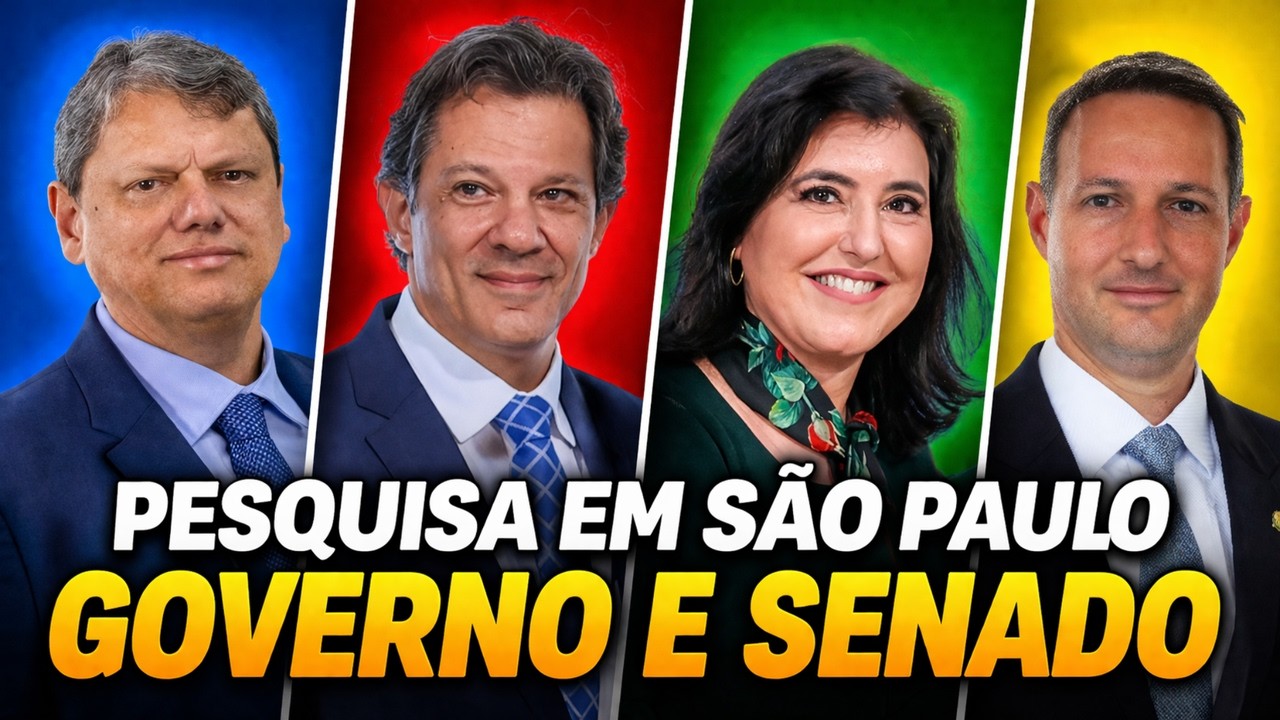 NOVA PESQUISA SP: TARC&Iacute;SIO E HADDAD NA DISPUTA, SENADO TAMB&Eacute;M PEGA FOGO