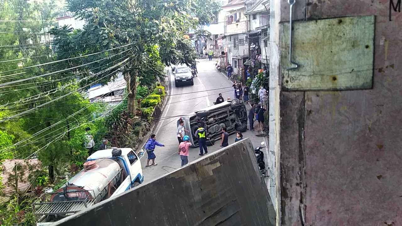 Car accident at Asin Road Baguio city March 20, 2022