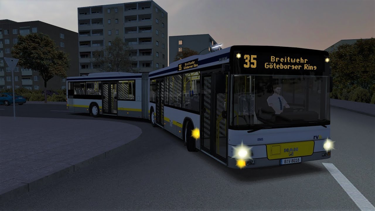 LET`S PLAY OMSI 2 / Mit dem MAN A23 unterwegs in Rheinhausen / Linie 35