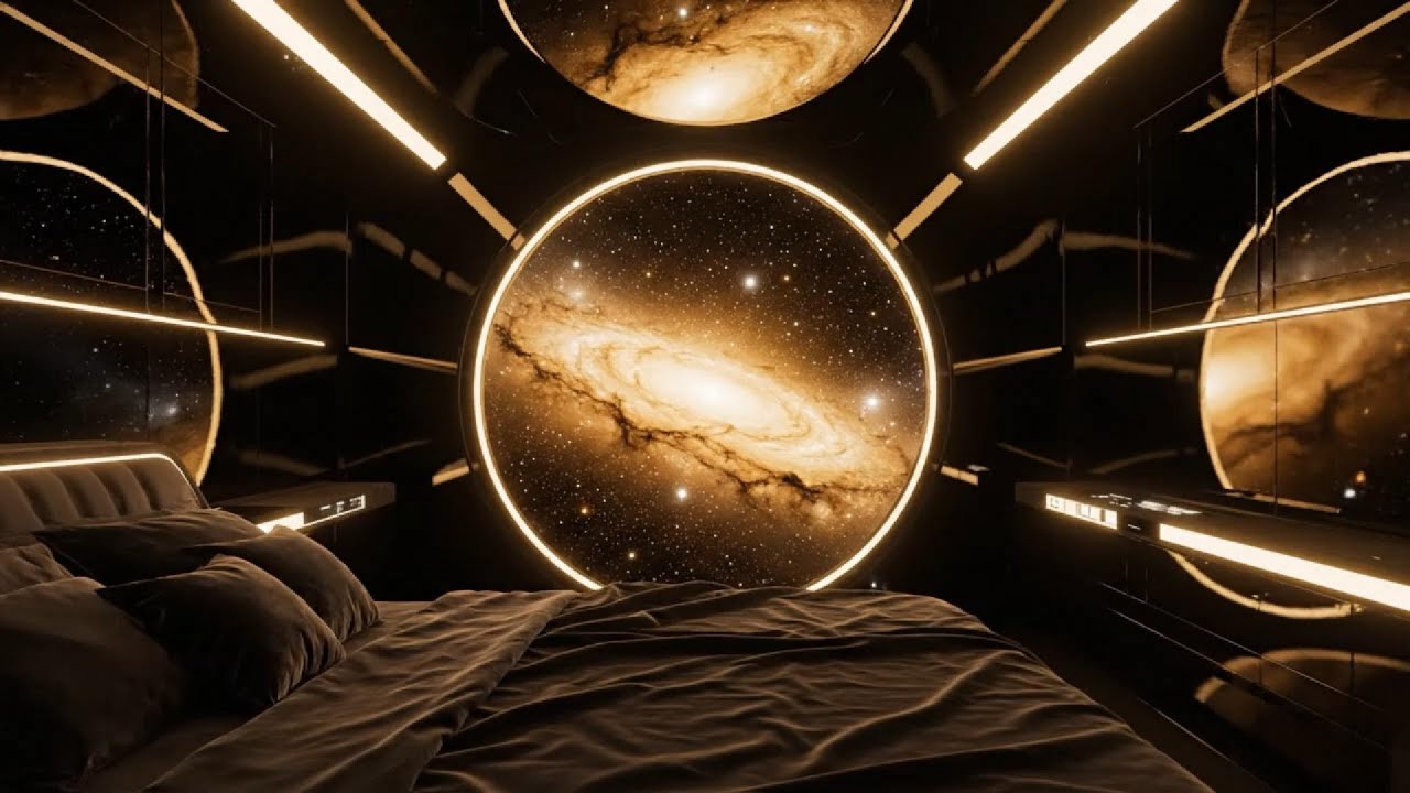 Brown Noise 10 Hours 🚀 Deep Space Sleep Sounds with Sleep Timer (Deep Sleep)