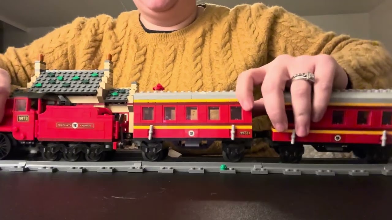 Lego build and review set 76423 Hogwarts express and Hogne station video two of two.  Free giveaway.