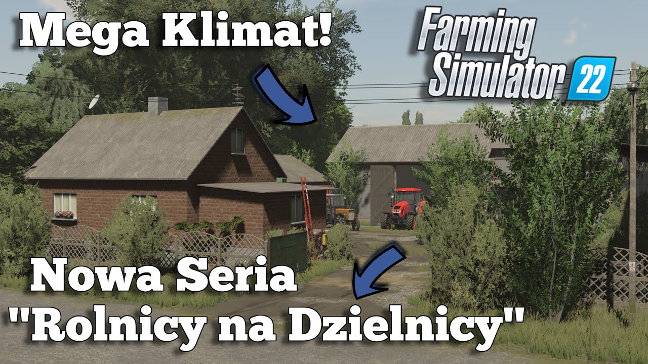 😱Nowa Polska Seria!😱Nowy Mikrofon!🔥Mega Klimat🔥Oprowadzenie & Żniwa!😍"Rolnicy na Dzielnicy" #2😍FS22😱