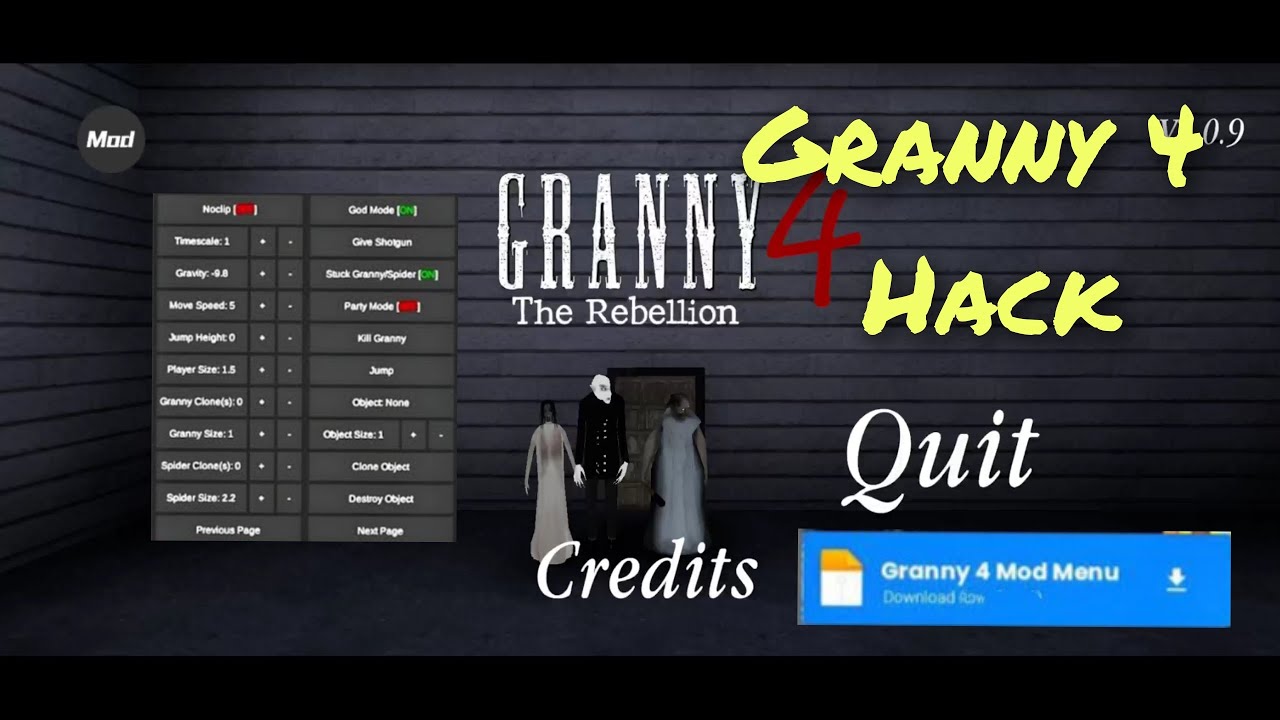 Granny 4 Mod apk download | Granny 4 outwitt mod | Download granny 4 Hack