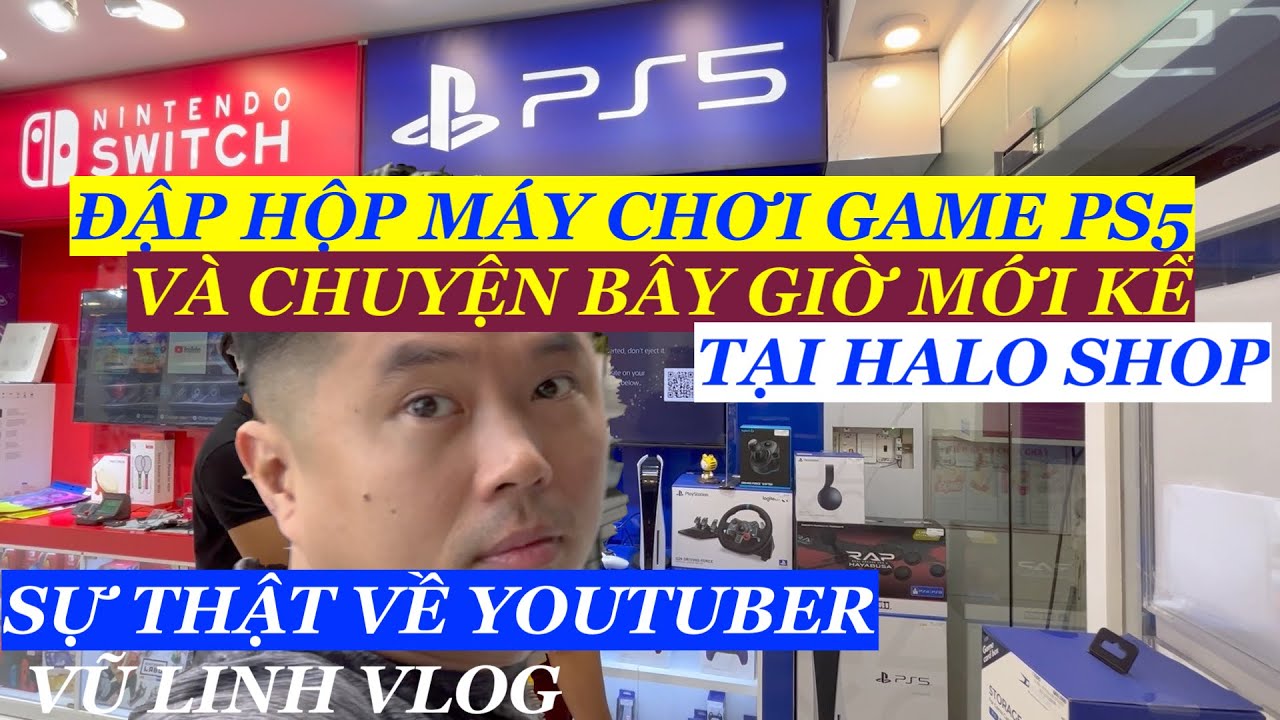 ĐẬP HỘP M&Aacute;Y CHƠI GAME PS5 ĐỜI MỚI NHẤT TẠI HALO SHOP V&Agrave; CHUYỆN B&Acirc;Y GIỜ MỚI KỂ !