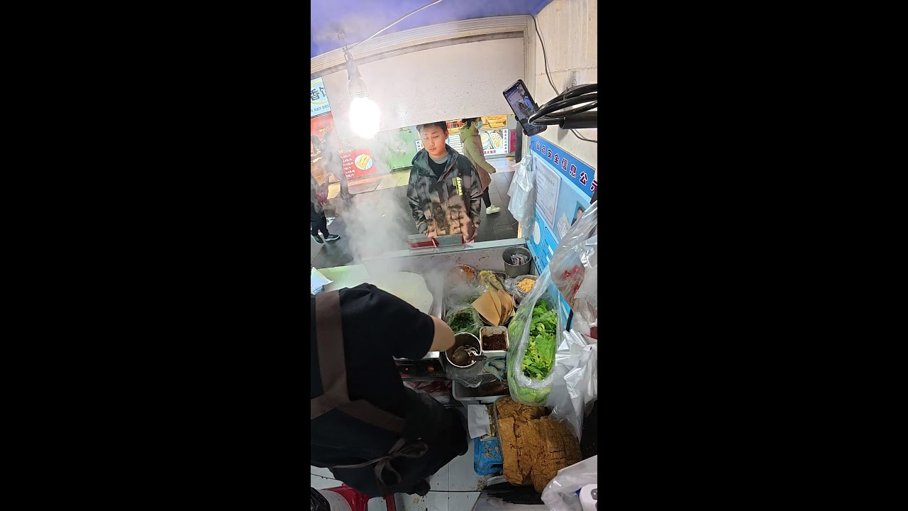 Street special snacks live broadcast