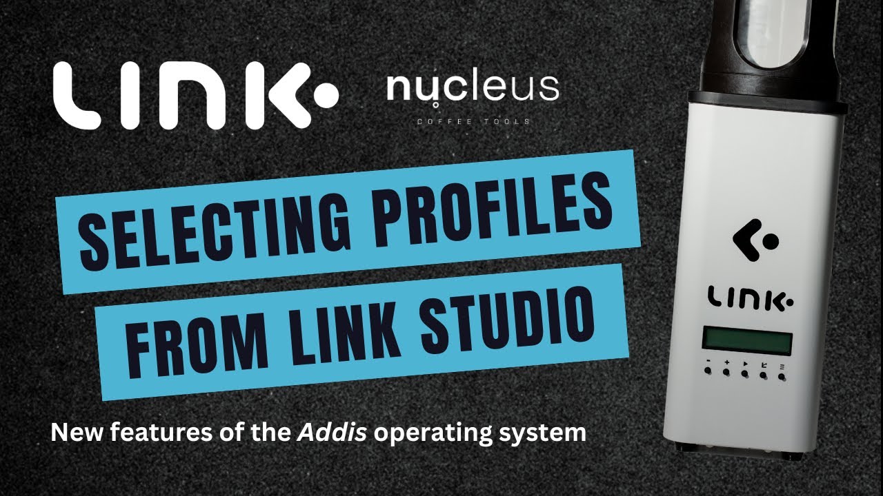Selecting profiles from LINK studio – LINK Roaster 'Addis' operating system