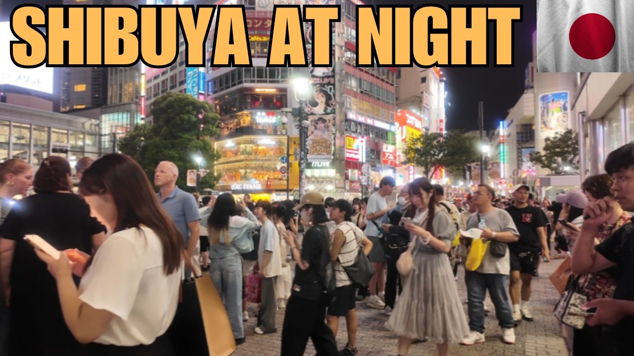 Shibuya Walk at night