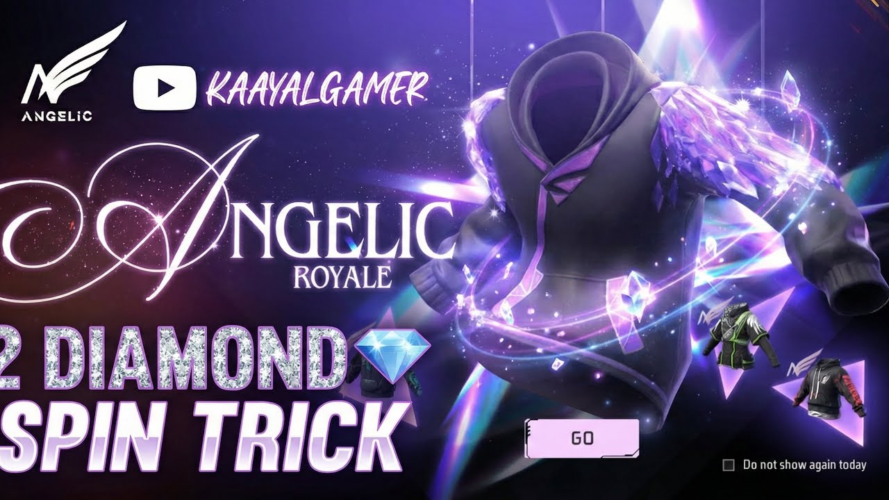 Free Fire Angelic Royale Event: 1 Spin Secret Trick? (Don't Miss) | ONLY 62 DIAMONDS! 😱1 Spin Trick?