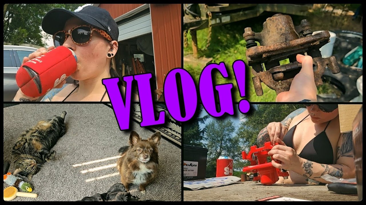 VLOG: July 10th-15th | New Car Brakes, Avril Caught a Stomach Bug, & Decluttering Lipsticks.