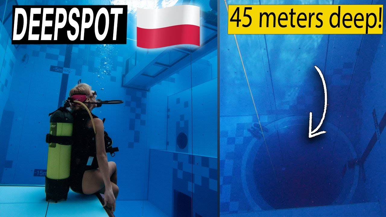 DIVING in one of the DEEPEST POOLS IN THE WORLD! | Deepspot 🇵🇱