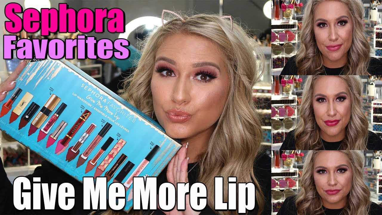 SEPHORA FAVORITES GIVE ME MORE LIP - HOLIDAY 2017