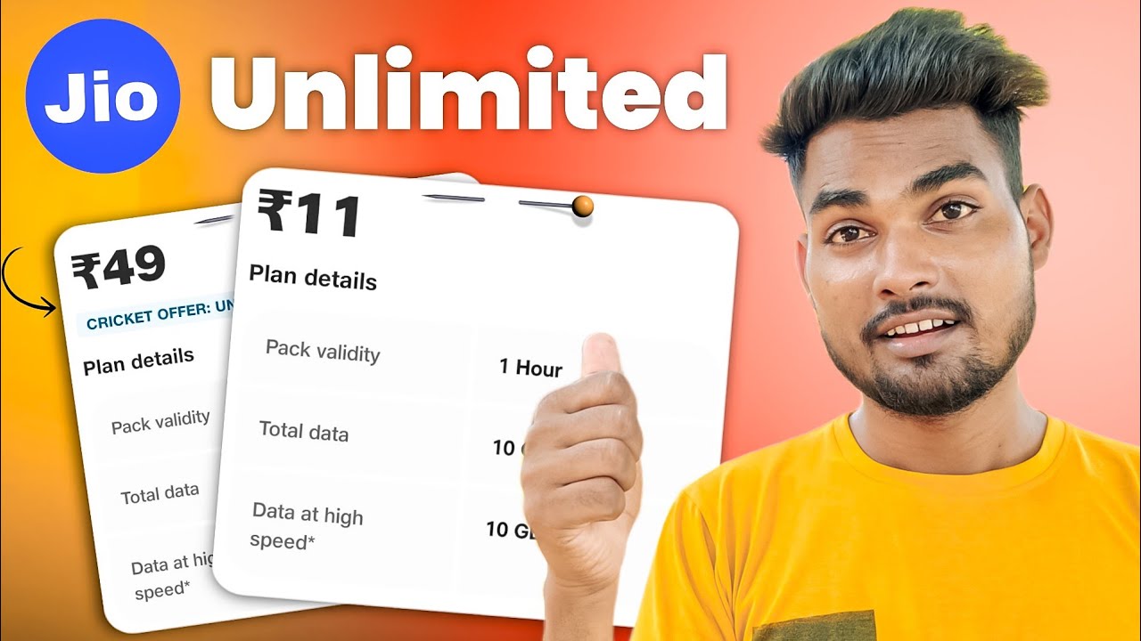 Rs.11 Jio Unlimited Data Hidden Pack !!