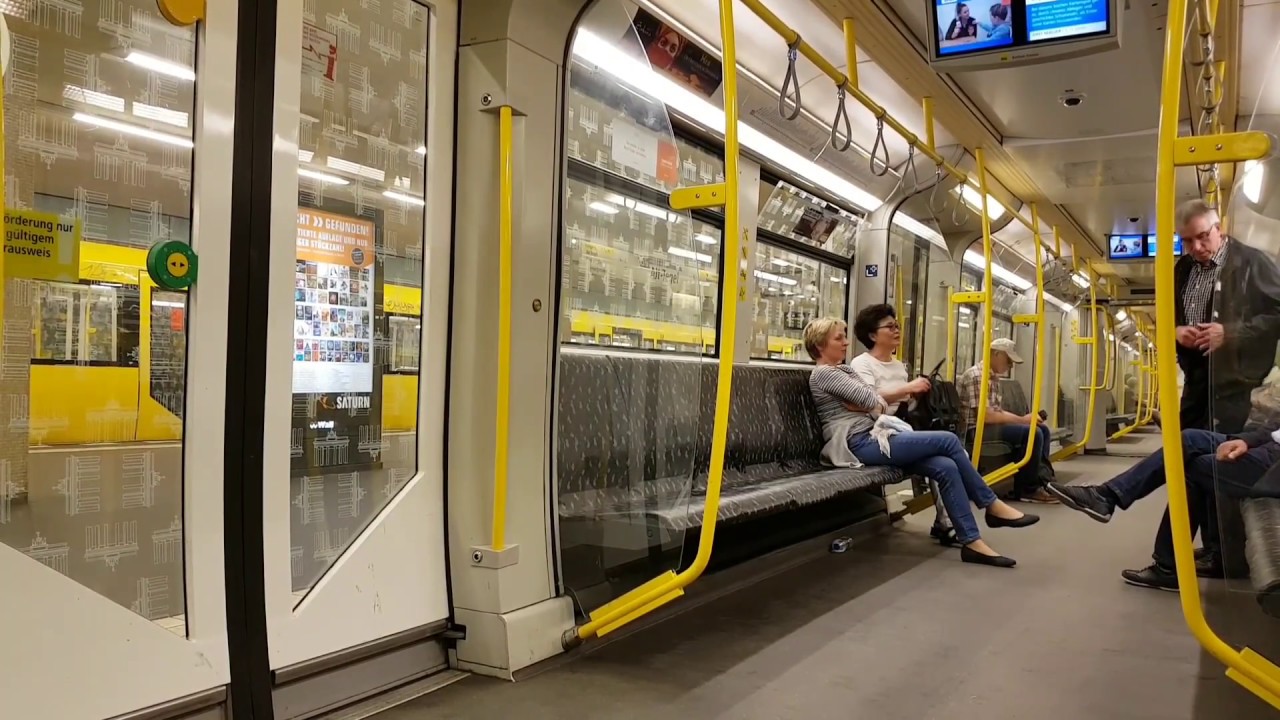 U-Bahn Berlin ADtranz H97 Mitfahrt auf Linie U6
