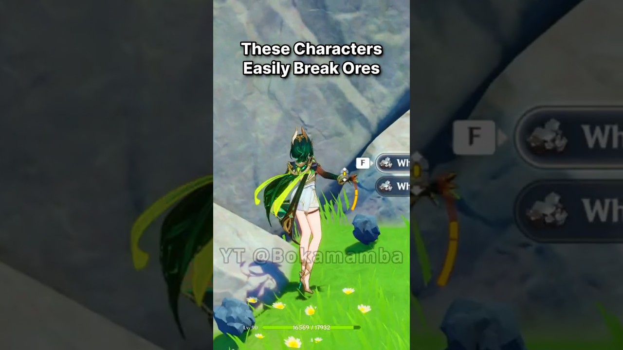 Catalyst Characters can Break Ores?!✨ | Genshin Impact