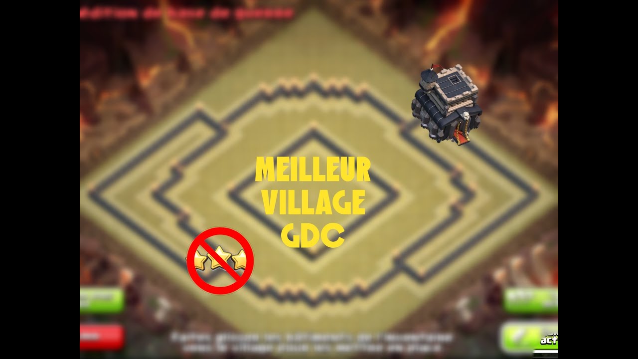 Meilleur village GDC Anti 3 Etoiles HDV 9 - Clash Of Clans