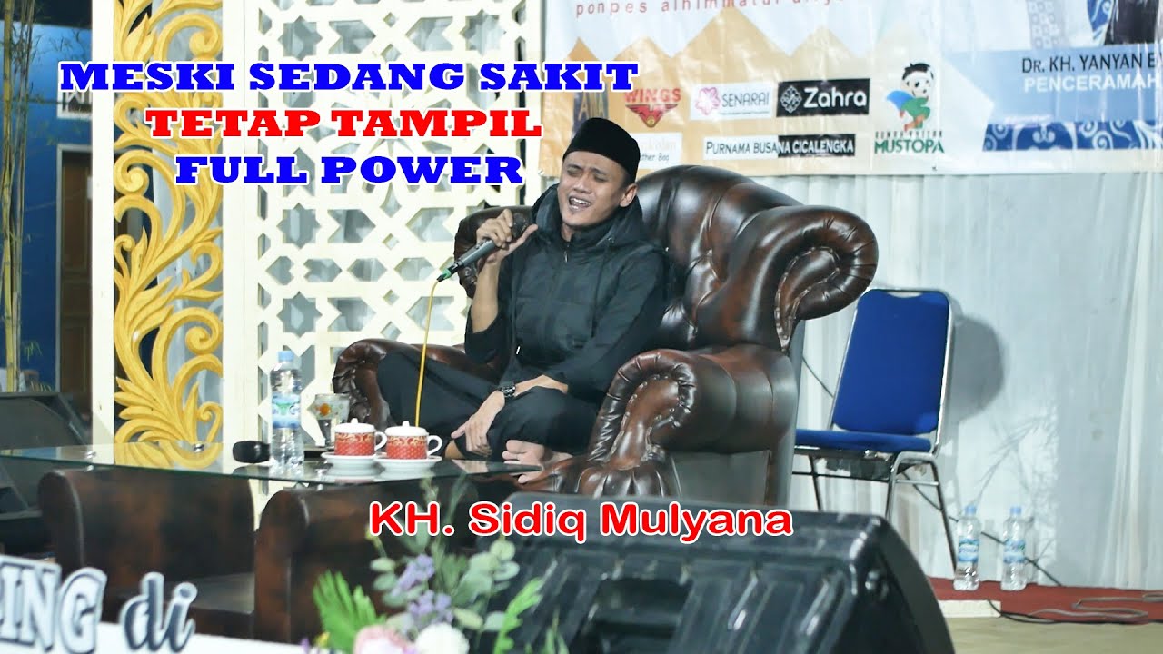KONDISI LAGI KURANG FIT TILAWAH KH. SIDIQ MULYANA TETAP MEMUKAU JAMAAH PONPES AL HIMMATUL ALIYAH