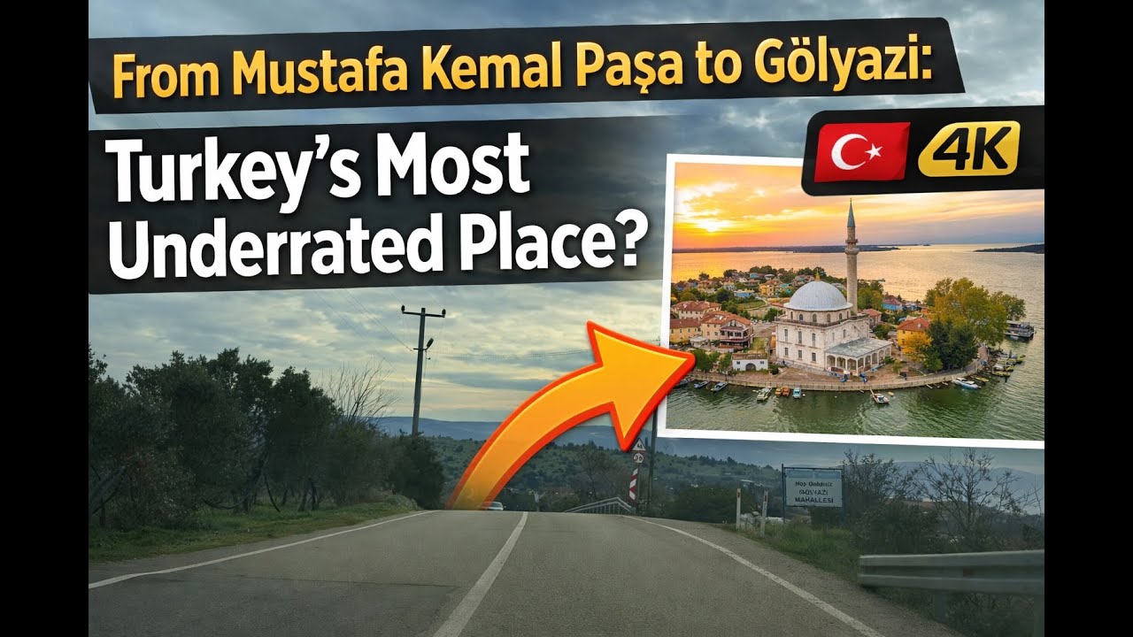 From Mustafa Kemal Paşa to Gölyazı: Turkey’s Most Underrated Place? 🇹🇷 4K