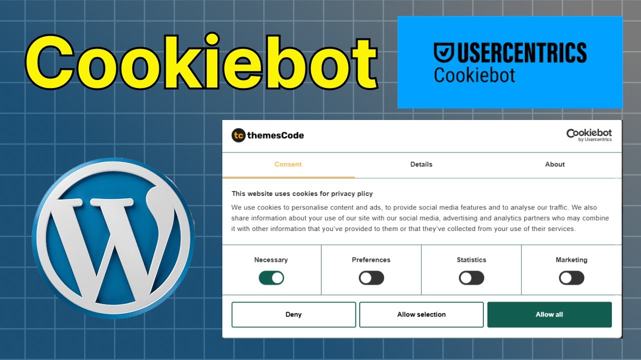 How to Setup Cookie Consent Banner  by Usercentrics  | Cookiebot Tutorial 2025