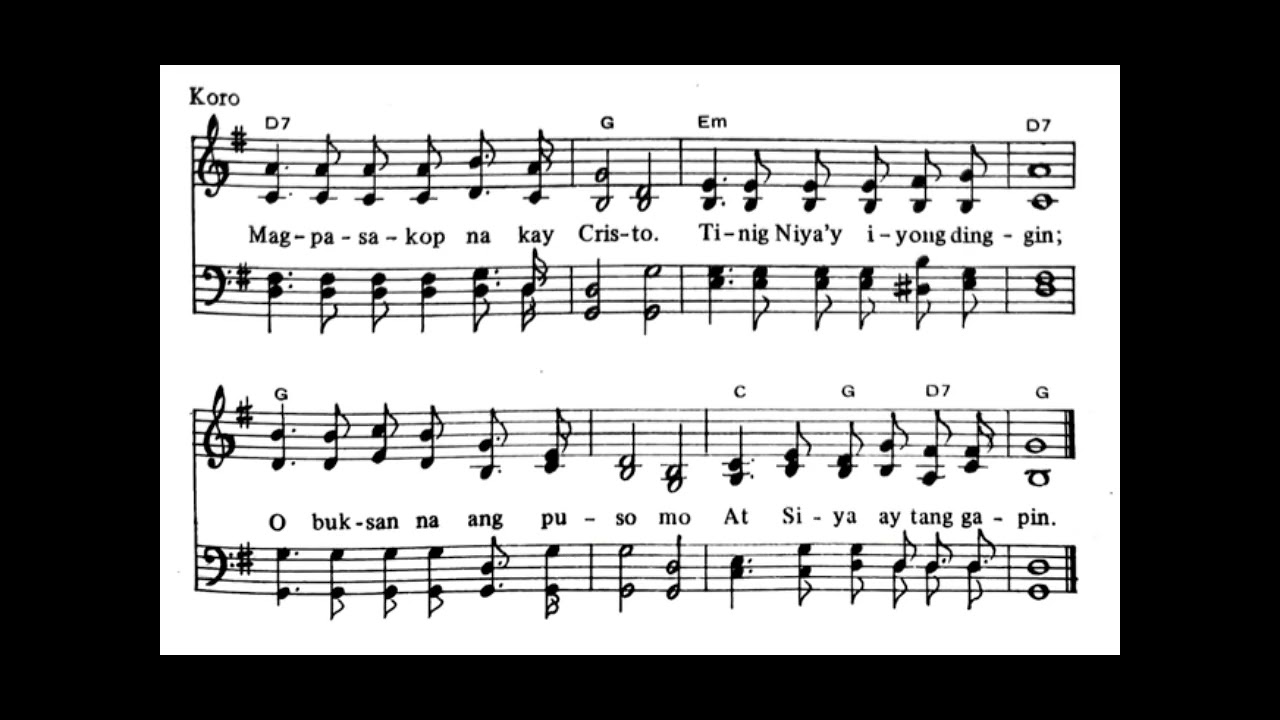 SATB | Buksan ang Puso Kay Jesus (Have You Any Room for Jesus?) | Violin guide