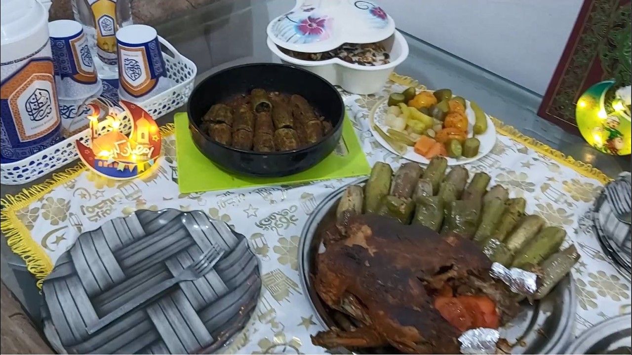 سفرة أول يوم رمضان حاجة كدة عظمة # سلمى ستارز