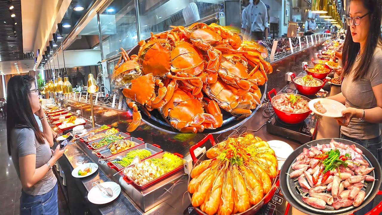 Cuối Tuần Đi Ăn Buffet Hơn 250 M&oacute;n &Aacute; &Acirc;u, Hải Sản, 100 Đầu Bếp Chế Biến Tại Chỗ Cực Đ&ocirc;ng Kh&aacute;ch