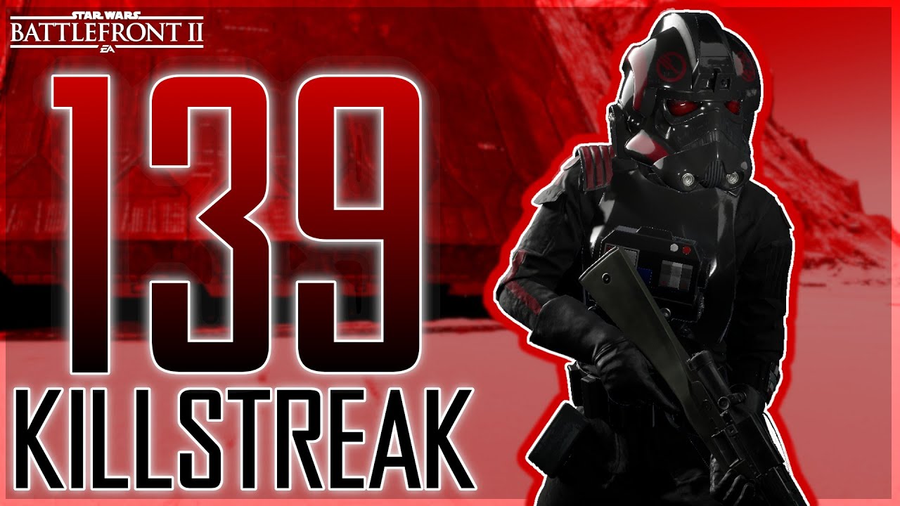 Iden Versio 139 Killstreak on Crait | Star Wars Battlefront 2