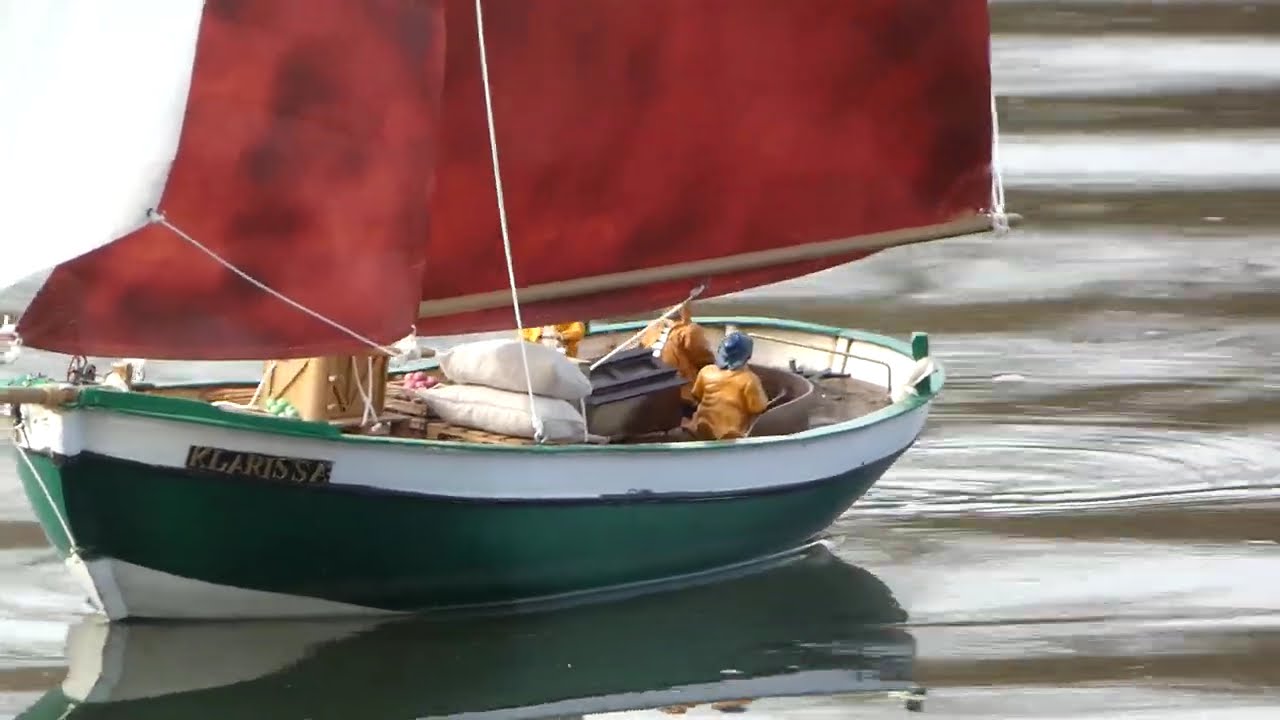 Gaffelkutter KLARISSA bei Leichtwind