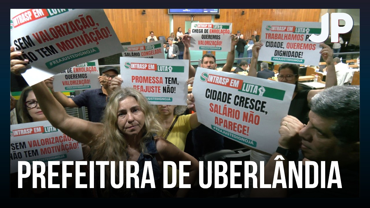 Servidores do Executivo protestam por reajuste na última sessão de março na Câmara