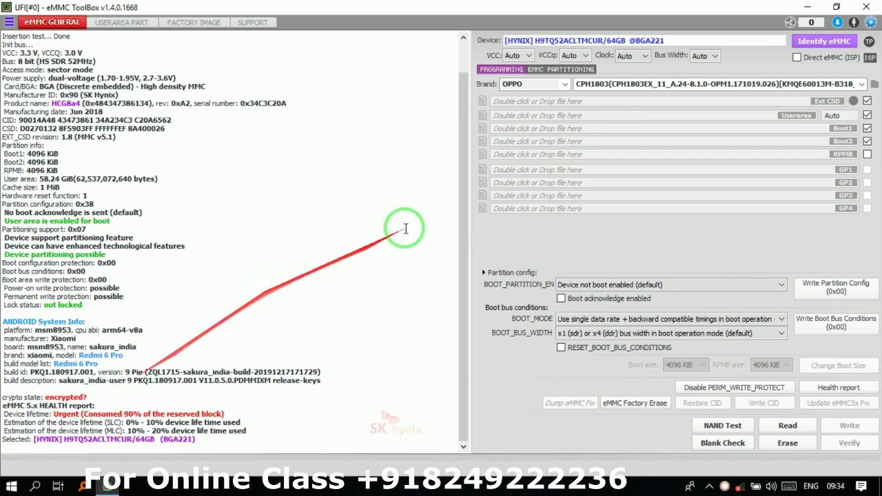 UFi Box Lesson 27 Redmi 6 Pro 90% consume Solve  On Ufi eMMC Tool