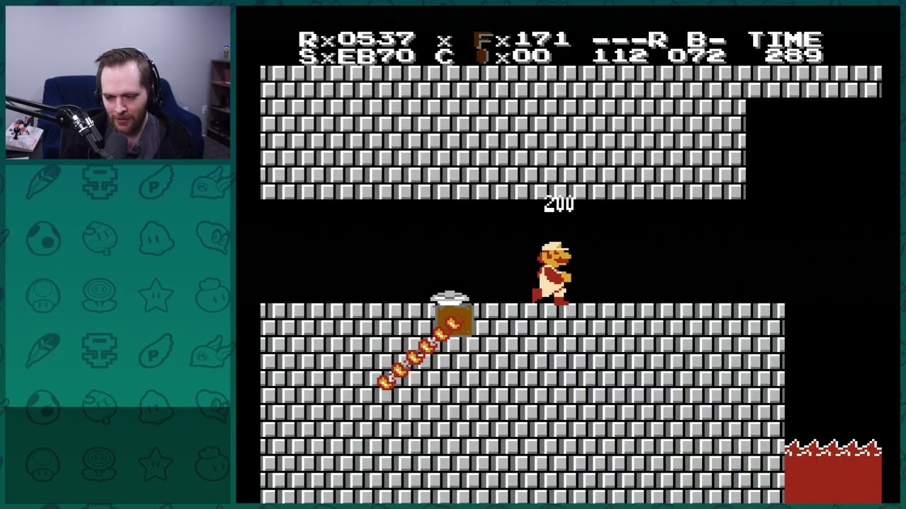 SMB2-J 4-4 Clip Fireflower / Big Mario Setup