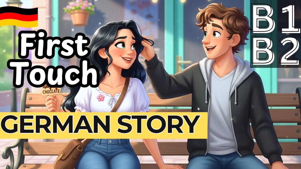Learn German: B1/B2 German Story | Love & Nervous First Meeting