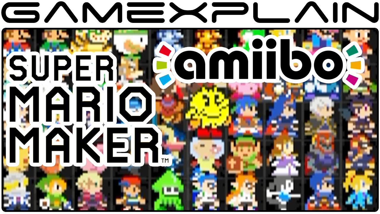 50 amiibo costumes in Super Mario Maker (Japanese)