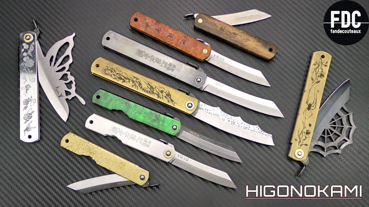 HIGONOKAMI - Le couteau de poche Japonais 🇯🇵