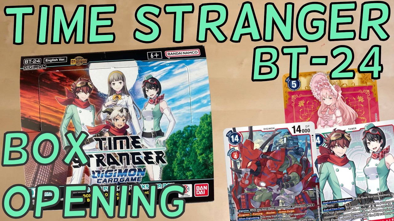 The Best Digimon Box I Have EVER Opened! - Digimon TCG BT-24 Time Stranger | Glowplasma