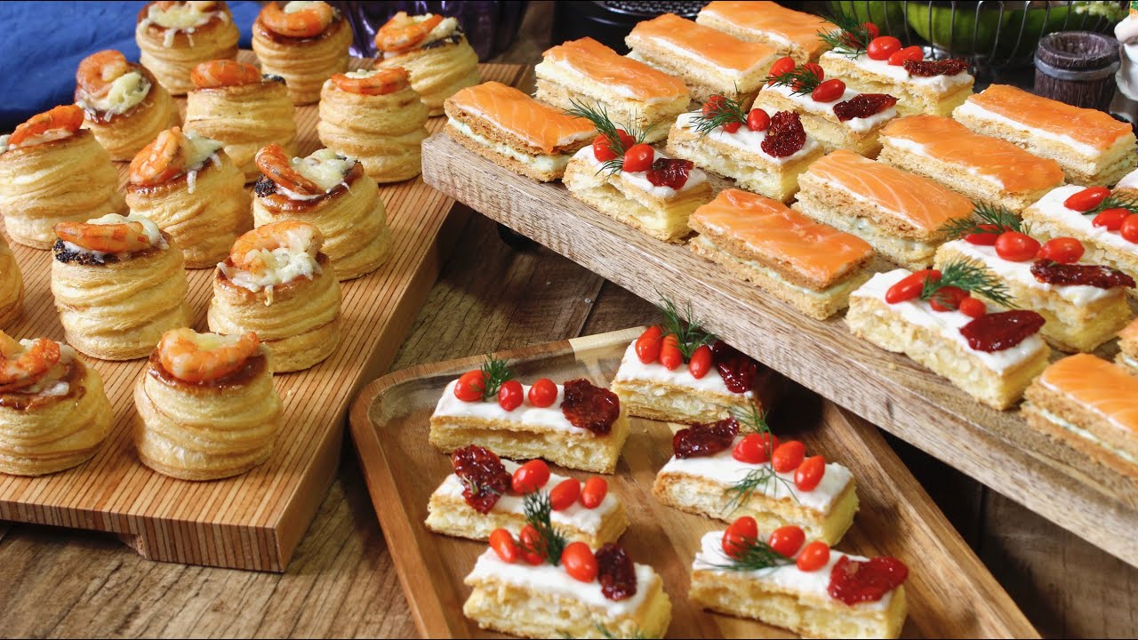 3 RECETTES APERO avec de la pâte feuilletée ✨✨